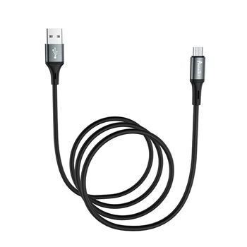 Кабель Avantis AC-80m Cool Silicone USB – Micro- черный