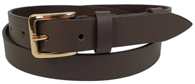 Ремень женский Skipper 125x3 см Темно-коричневый (1675-30)