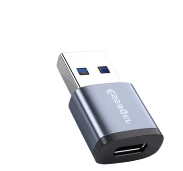 Переходники USB - USB Type C Адаптер Essager 3.0 Серый