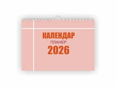 Календар-планер настінний Vivay 2026 А4 30x20 см Різнокольоровий (hub_8yfcmx)