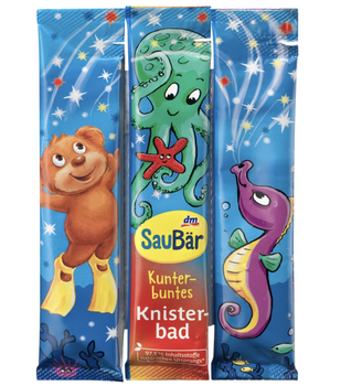 Детская ароматная соль для ванны SauBär