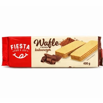 Вафлі Fiesta з шоколадним кремом - 400 g