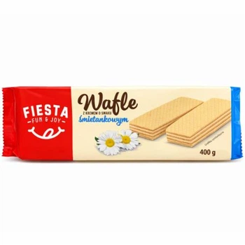 Вафлі Fiesta з вершковим кремом - 400 g