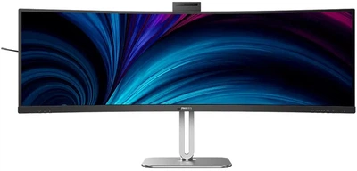 TFT 48.8' Philips 49B2U6900CH, VA 5120x1440, вигн., 2xHDMI, DP, 2xUSB-C, RJ-45, USB-hub, cam,HAS,кол