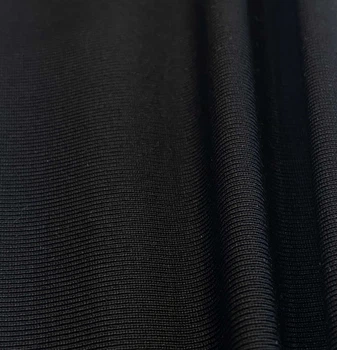 Тканина біфлекс Lomellina NAIR BLACK LIN 5DE400 200 г/м² чорний