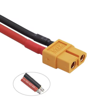Коннектор кабель силовой с разъемом XT60 Famale мама 14AWG 60А 10 см