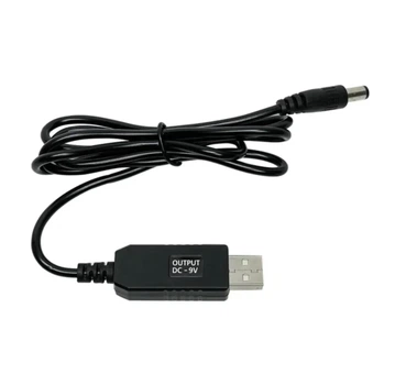 Кабель DC USB инвертор преобразователь для работы роутера на 9 вольт 2.1x5.5 мм