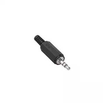 Штекер стерео аудио Jack 3.5mm разборный 3 контакта с защитой кабеля