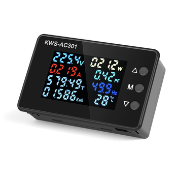 Цифровой измеритель напряжения тока и мощности KWS-AC301