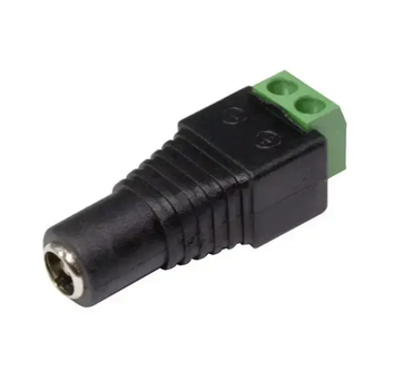 Разъем питания Male 5.5х2.1 12v 24v DC-Screw штекер с клеммной колодкой под винт