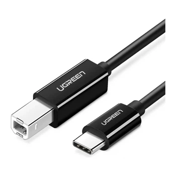 Кабель для принтера USB-C 2.0 to BM 2.0m US241 black Ugreen (50446) (319163)
