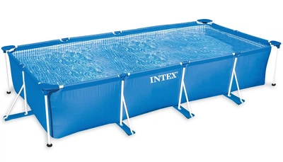 Бассейн каркасный прямоугольный с фильтр-насосом Intex 450 x 220 x 84 см
