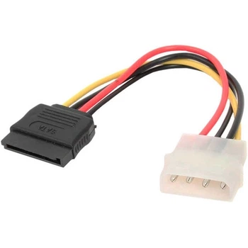 Кабель питания Atcom SATA Molex 4pin-15pin 15 см (3798)