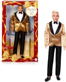 Лялька Barbie Signature Святковий Кен блондин JGK55