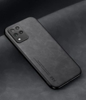 Шкіряний чохол XnE Samsung Galaxy M33 5G M336 з металевою вставкою Black (34296-2B)
