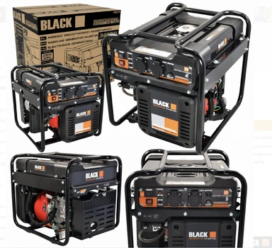 Инверторный бензиновый генератор BLACK 3,4 кВт 230 В, чистая синусоида