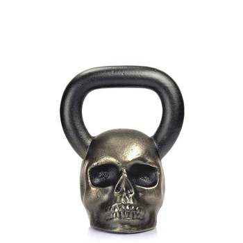 Дизайнерская спортивная гиря Skull 16 кг Бронзовый 214-001-027