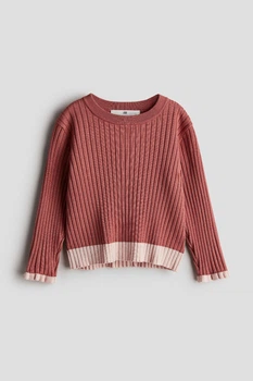 Кофта H&M 1196719 98-104см кірпічний