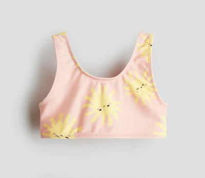 Купальний топ H&M 1271897 98-104см рожевий сонечко