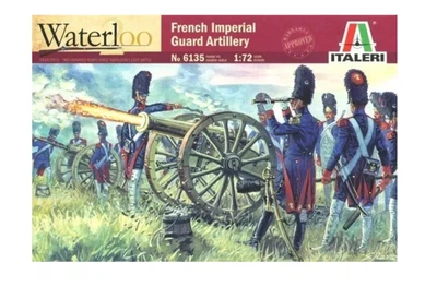 Фігури 1:72 французька імперська гвардія Артилерія Ватерлоо 200 Italeri 6135