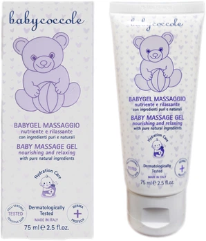 Дитячий гель для масажу Babycoccole з мигдальним олією та вітамінами Е та F 75 мл (8030009041904)