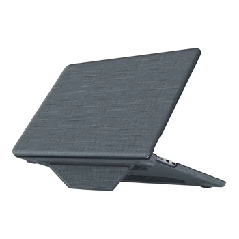 Накладка PC+Fabric AMO-TRI for MacBook Pro 13" 2018/2020/2022 （A2338/A2289/A2251/A1989) Grey