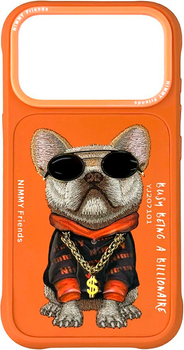 Панель Nimmy Glasses Cool Dog для iPhone 17 Pro Orange (6971080316661)