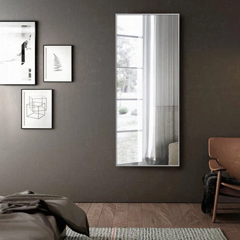 Зеркало Art-com в алюминиевой раме 1200х600 мм Серебро (ALP silver 1200х600)