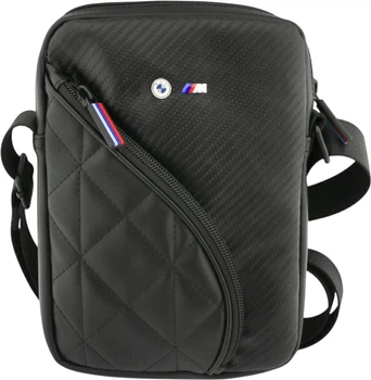 Torba na tablet BMW Carbon Pockets & Metal Logo 8" Black (BMTB8PCASEPOK)