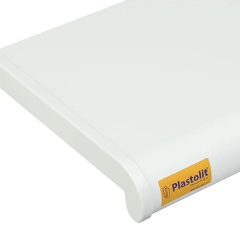 Пластикове підвіконня Plastolit Soft Білий матовий Ширина 700-601мм