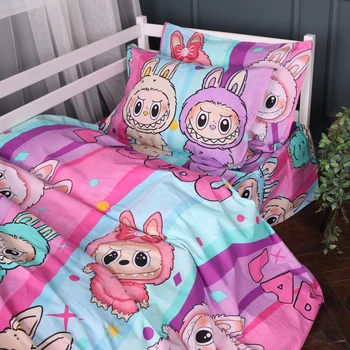 Комплект постельного белья MirSon Бязь 17-0882 Sweet Labubu 110 x 140 см (2200012198056)