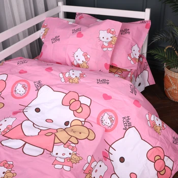 Комплект постільної білизни MirSon Бязь 17-0903 Kitty Sweet Hearts 110 x 140 см (2200012398845)