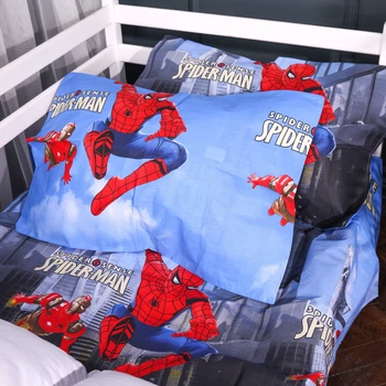Простынь MirSon Бязь 17-0891 Spider-Man City Wall 150 х 220 см (2200012389805)