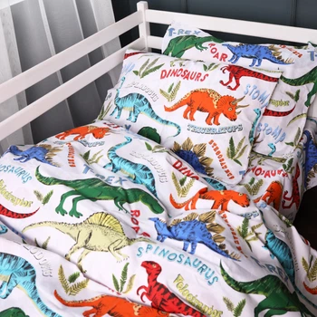 Комплект постельного белья MirSon Бязь 17-0868 Dino World 110 x 140 см (2200012066669)