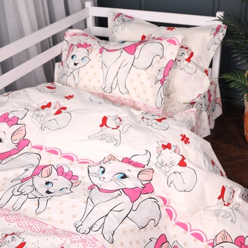 Комплект постельного белья MirSon Бязь 17-0904 Little Pink Kitty 110 x 140 см (2200012399590)