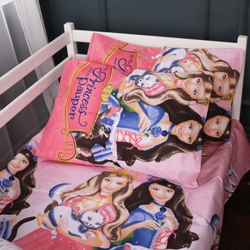 Простынь MirSon Бязь 17-0863 Barbie Princess 150 х 220 см (2200011862064)