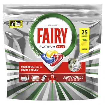 Таблетки для посудомийних машин Fairy Platinum Plus All In One Lemon 25 шт. (8700216236386) (18787)