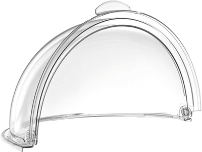Кришка GastroPlast Rolltop Ø395 мм сумісна з круглим підносом Ø350 мм прозора GFM--0013