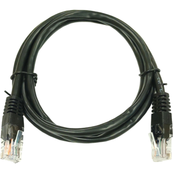 Патч-корд RJ45 PAUT3300-BK 3 м UTP Cat5e черный