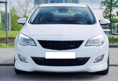 Губа під передній бампер Opel Astra J 2009-2015, під фарбування V1