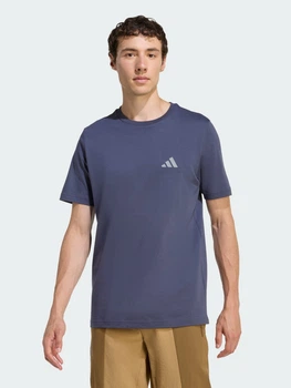 Футболка бавовняна довга чоловіча Adidas Terrex Camping Gear Graphic KB9635 S Синя з принтом (4068821737518)
