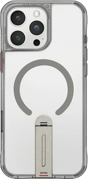 Etui SkinArma Helix Magnetic Charging 360 Rotating Stand do Apple iPhone 16 Pro Titanium (8886461247183)