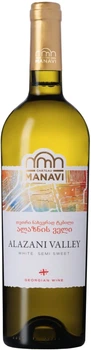 Вино Chateau Manavi Алазанська долина біле напівсолодке 0.75 л 11% (4860013086141)
