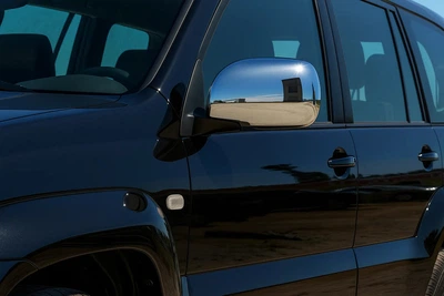 2 Накладки на дзеркала для Lexus GX470 2002-2009 (нержавіюча сталь)