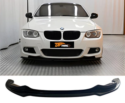 Губа под передний бампер для BMW 3 E92/E93 2010-2013 M-Sport (черный глянец)