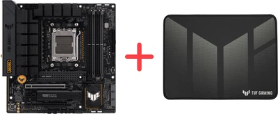 Материнська плата Asus TUF Gaming B650M-Plus Wi-Fi (sAM5, AMD B650, PCI-Ex16)+ Ігрова поверхня Asus TUF Gaming P1 Speed у подарунок!