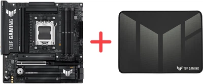 Материнська плата Asus TUF Gaming B850M-PLUS (sAM5, AMD B850, PCI-Ex16)+ Ігрова поверхня Asus TUF Gaming P1 Speed у подарунок!