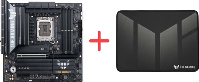 Материнська плата ASUS TUF Gaming B860M-PLUS Wi-Fi (s1851, Intel B860, PCI-Ex16)+ Ігрова поверхня Asus TUF Gaming P1 Speed у подарунок!