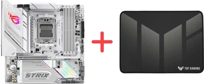 Материнська плата Asus ROG Strix B850-G Gaming Wi-Fi (sAM5, AMD B850, PCI-Ex16)+ Ігрова поверхня Asus TUF Gaming P1 Speed у подарунок!