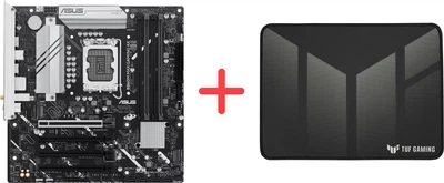 Материнська плата ASUS B860M MAX GAMING AX (s1851, Intel B860, PCI-Ex16)+ Ігрова поверхня Asus TUF Gaming P1 Speed у подарунок!